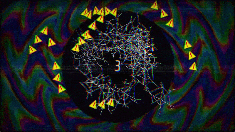 A swarm of computer bugs in Virucide
